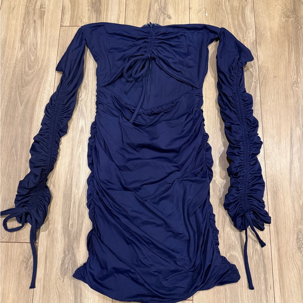 Baby boo Ruched Mini Dress
